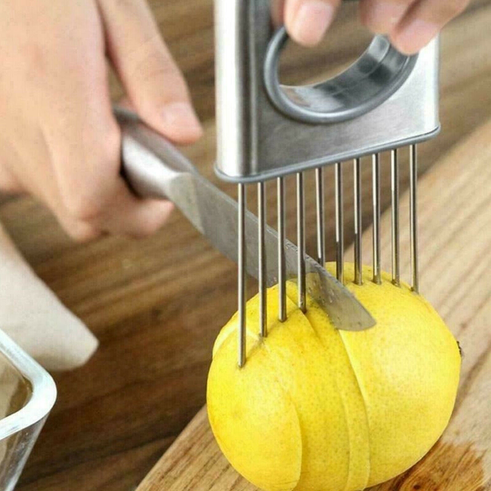 Onion Vegetable Tomato Cutter Stainless Steel