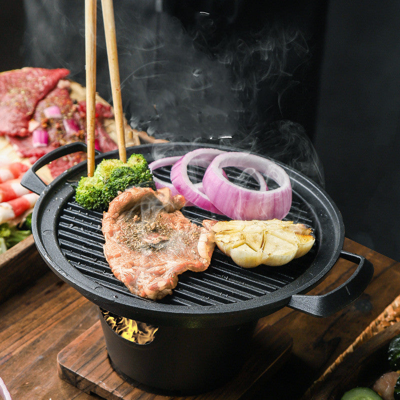 Food Non-Stick Small Barbecue Grill Household Indoor Barbecue Small Grill