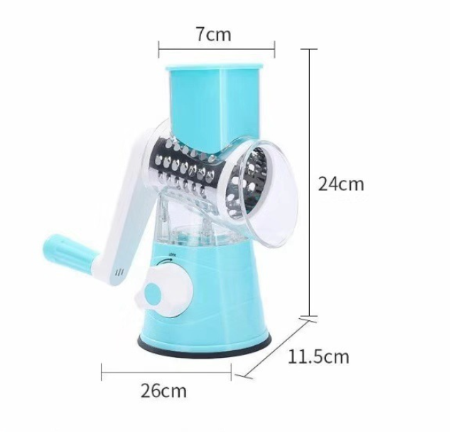 Vegetable Slicer Vertical Vegetable Cutter Rotary Grater Slicer For Fruit Nuts