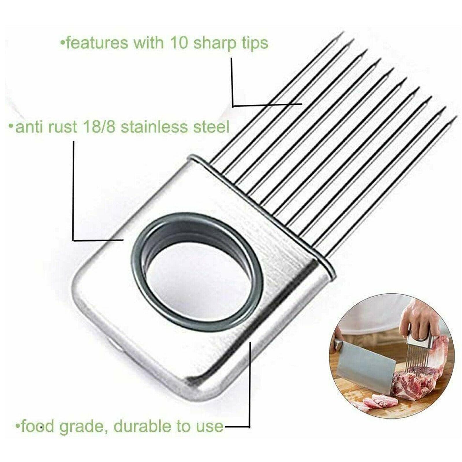 Onion Vegetable Tomato Cutter Stainless Steel