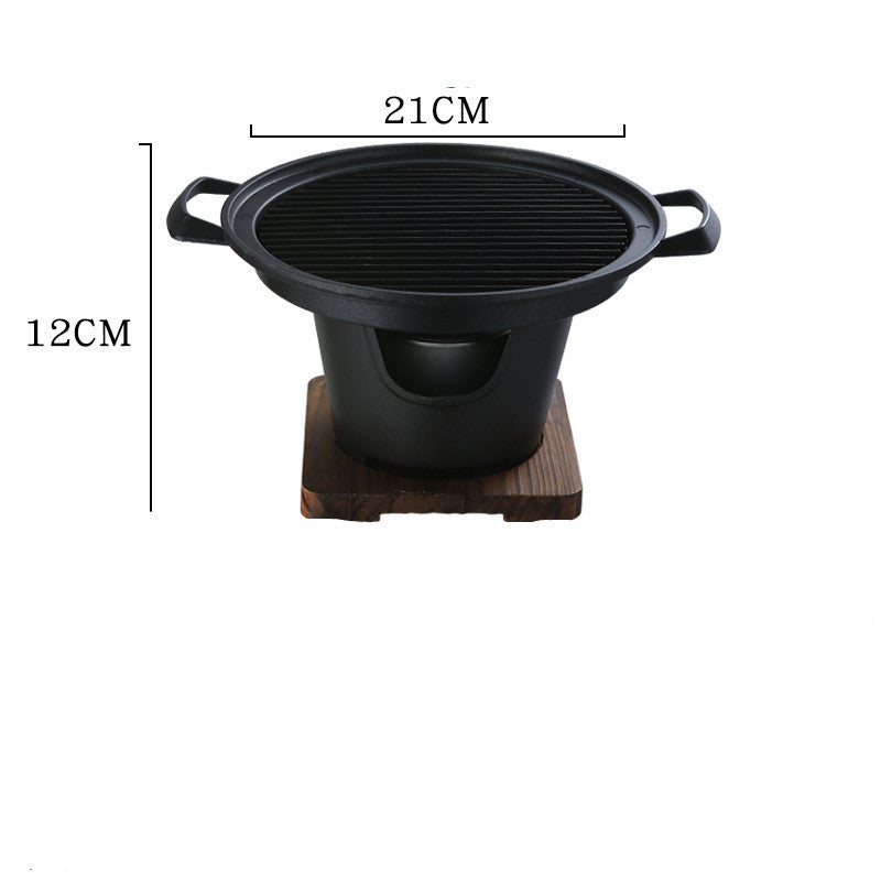 Food Non-Stick Small Barbecue Grill Household Indoor Barbecue Small Grill