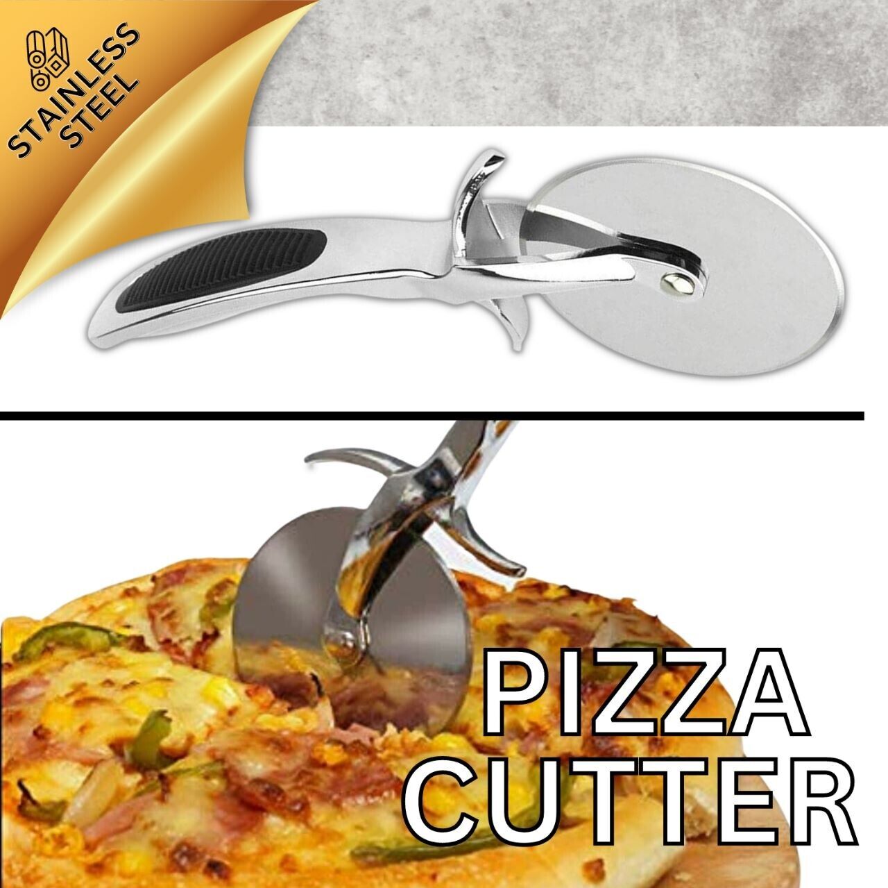 Pizza Cutter Wheel Kitchen Pizza Slicer Cutting Tool Stainless Steel