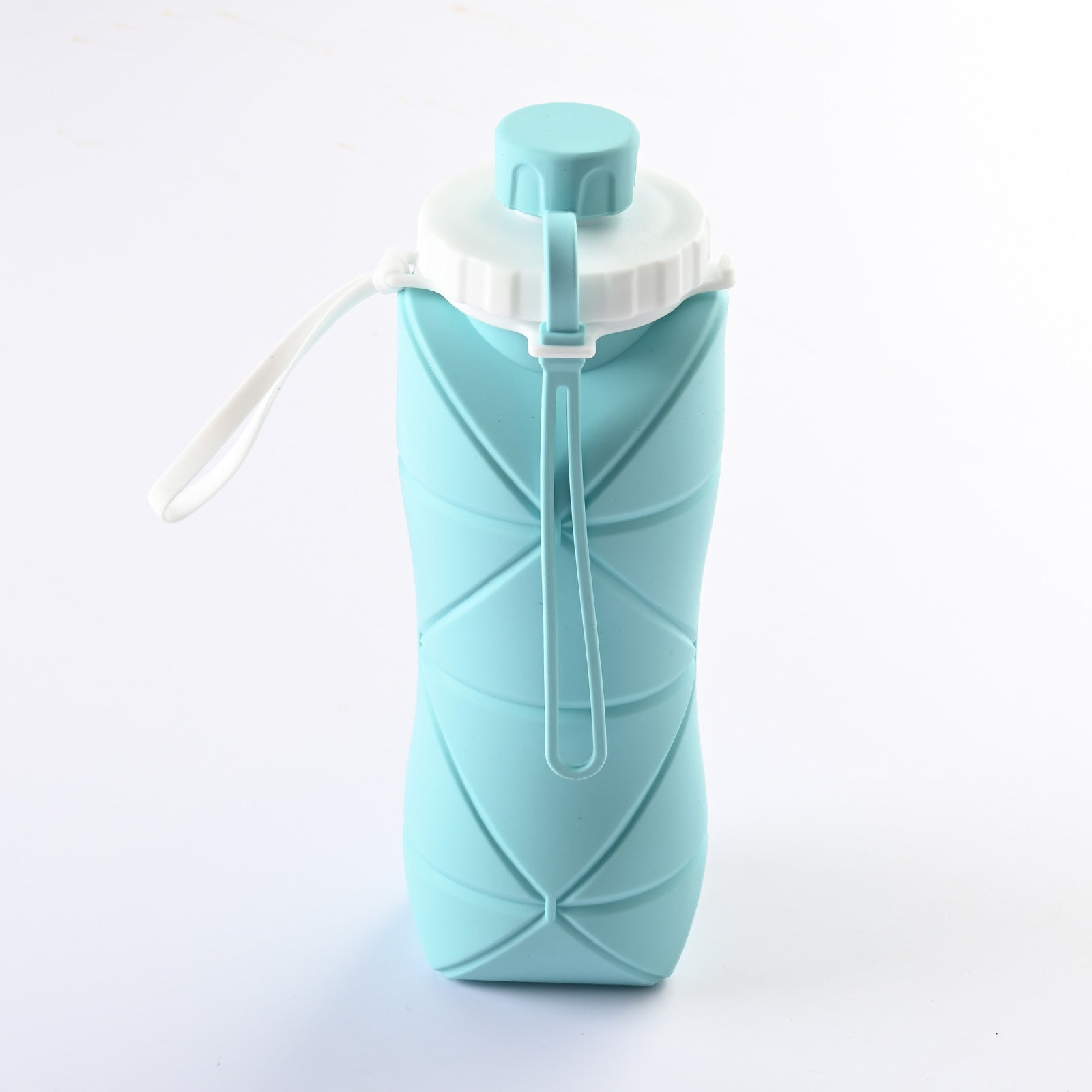 600 ml Folding Silicone Water Bottle Sports Water Bottle Outdoor Travel Portable Water Cup