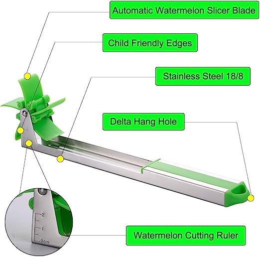 Watermelon Windmill Cutter Stainless Steel