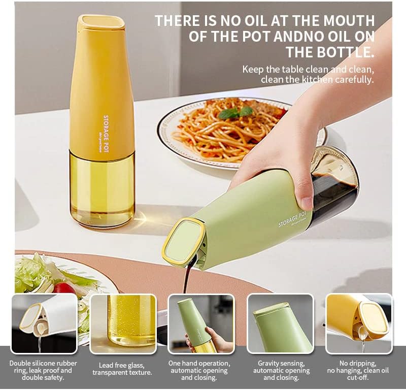 Kitchen Soy Sauce Vinegar Bottle Leak-proof Oil Pot