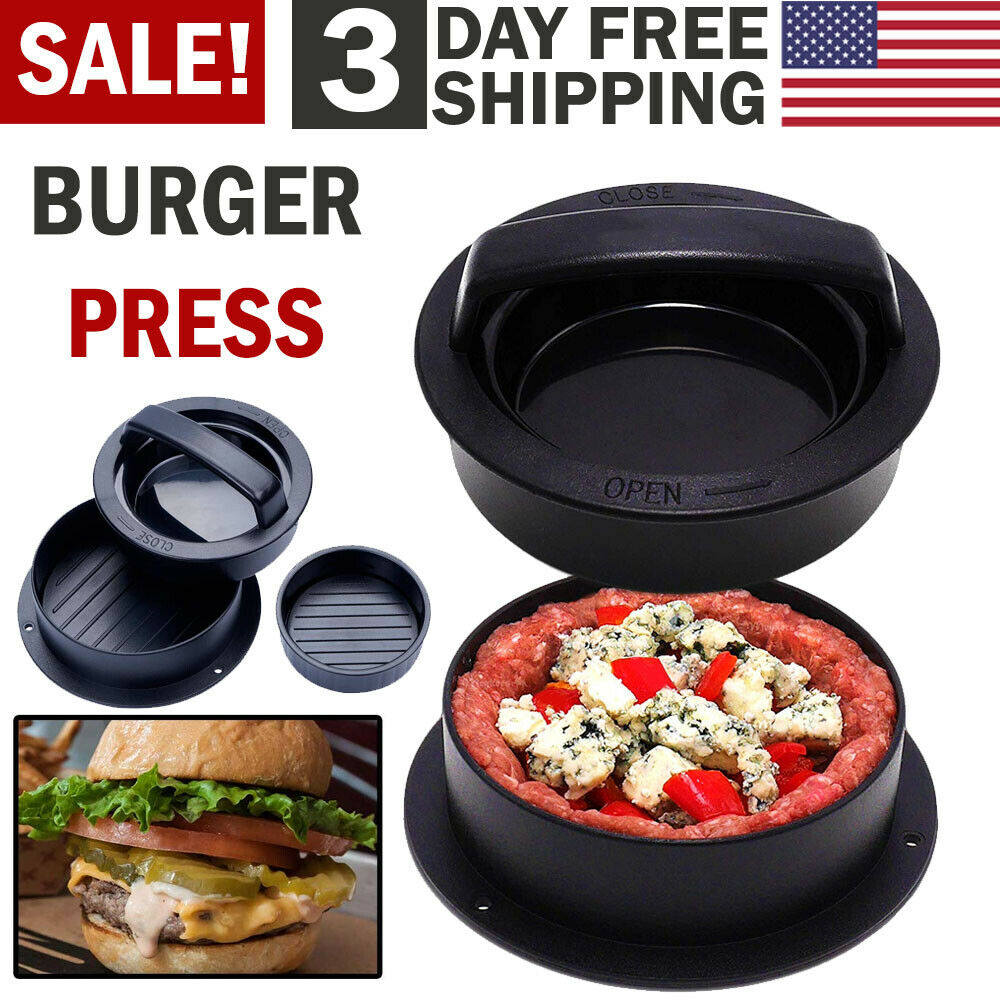 Burger Press Stuffed Patty Maker Mold Slider