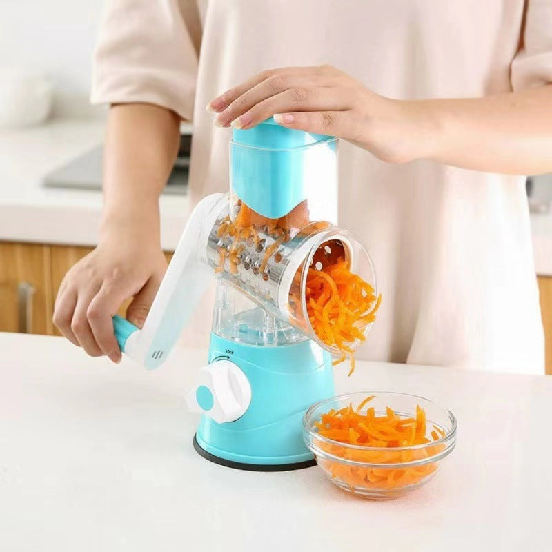 Vegetable Slicer Vertical Vegetable Cutter Rotary Grater Slicer For Fruit Nuts