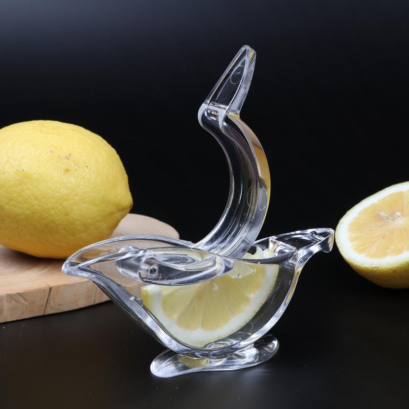 Manual Lemon Juicer Transparent Acrylic Elegance