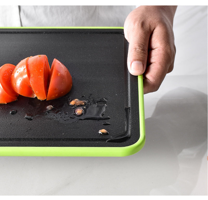 Double-side Cutting Board With Knife Sharpener