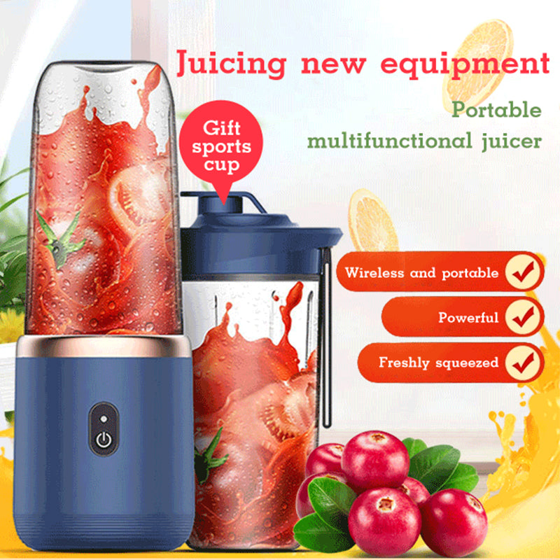 6 Blade Portable Blender Mini Juicer Fruit Squeezer Food Mixer Portable Juicer Machine