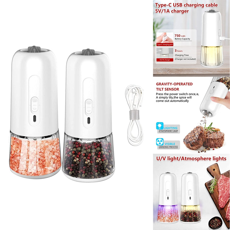 Gravity Pepper Mills Electric Salt And Pepper Grinder