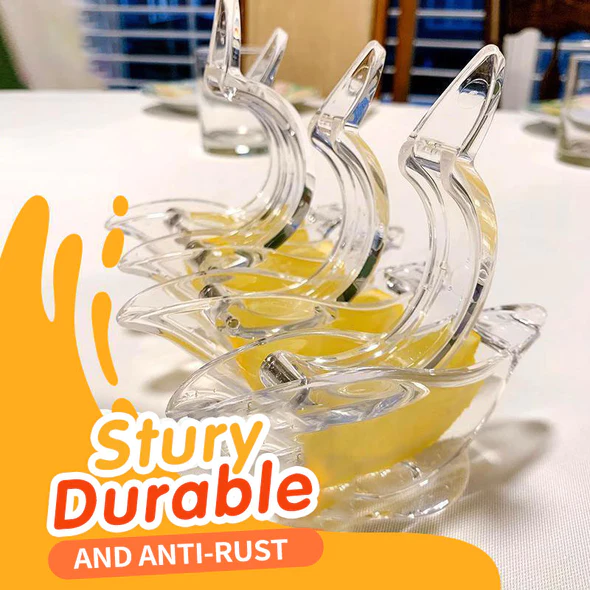 Manual Lemon Juicer Transparent Acrylic Elegance
