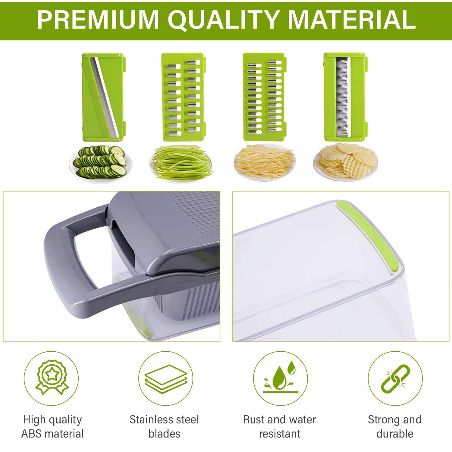 12 In 1 Manual Vegetable Chopper Onion Cutter Vegetable Slicer