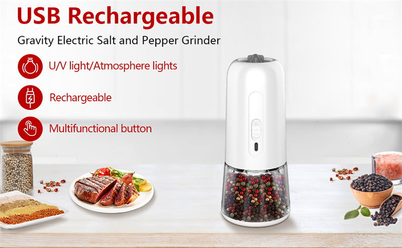 Gravity Pepper Mills Electric Salt And Pepper Grinder