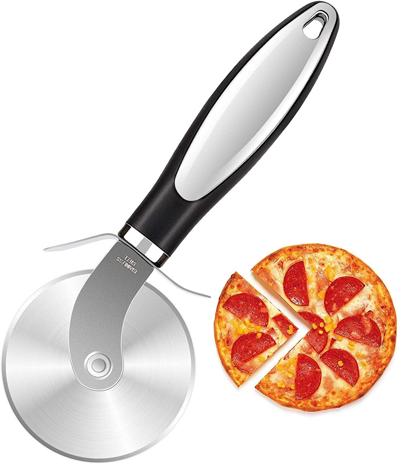 Pizza Cutter Wheel Kitchen Pizza Slicer Cutting Tool Stainless Steel