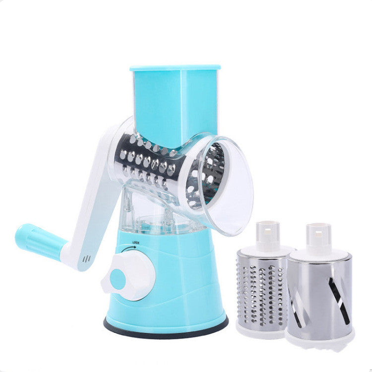 Vegetable Slicer Vertical Vegetable Cutter Rotary Grater Slicer For Fruit Nuts