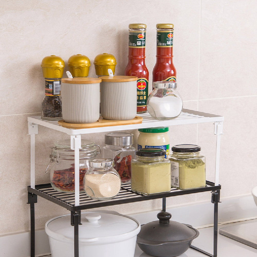 Stackable Iron Kitchen Kitchen Appliance Storage Rack