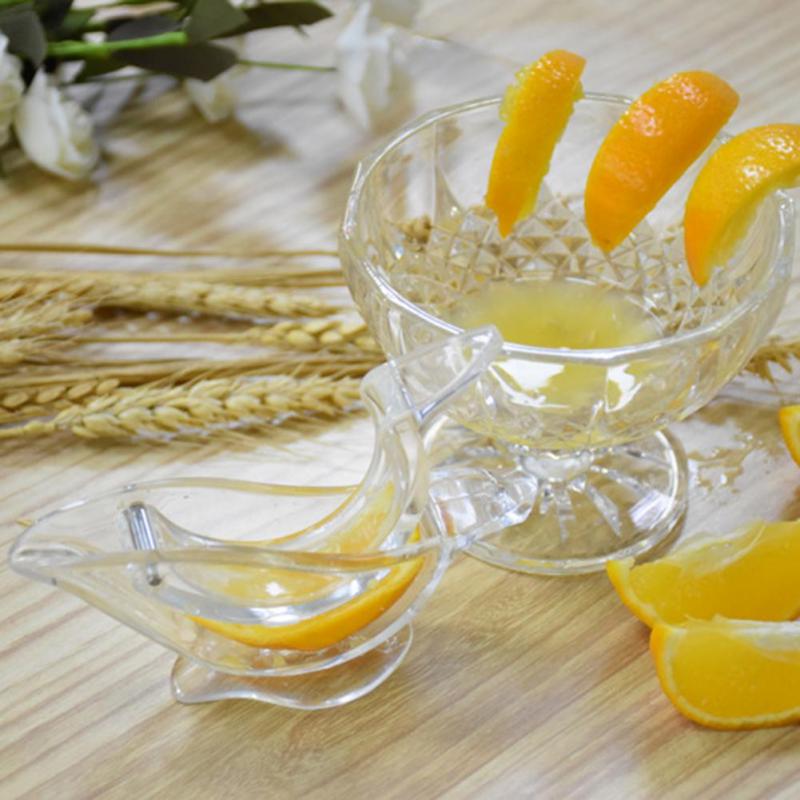 Manual Lemon Juicer Transparent Acrylic Elegance